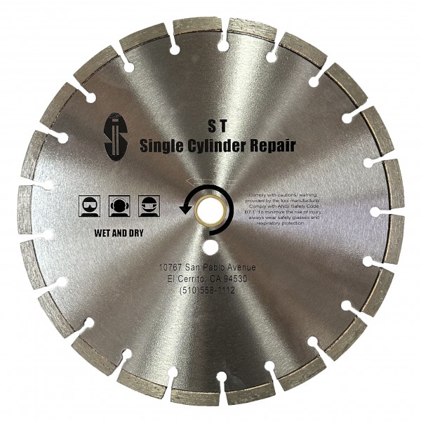 Buy Single Cylinder Repair SCRSW12 Diamond Blade (12") for Concrete Saw Use on Stihl TS410, Husqvarna K760