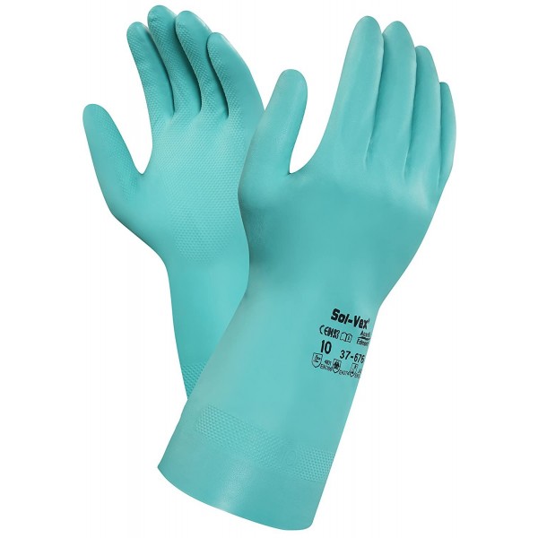 Sherrill Tree 10316 Ansell Sol-Vex Nitrile Gloves - One Pair