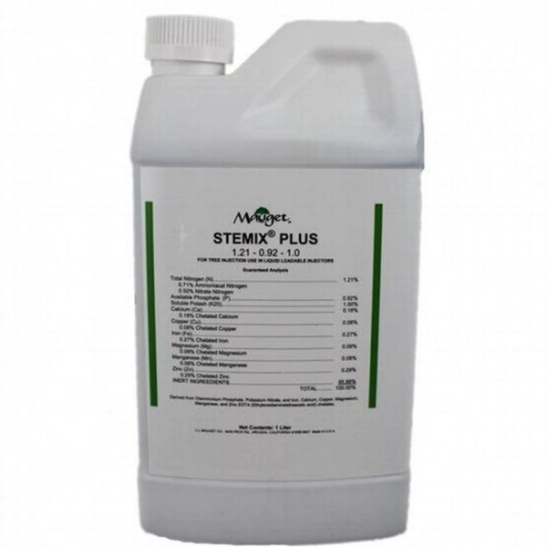 Sherrill Tree 10527 Mauget Stemix HP Fertilizer - 1-1 liter bottle