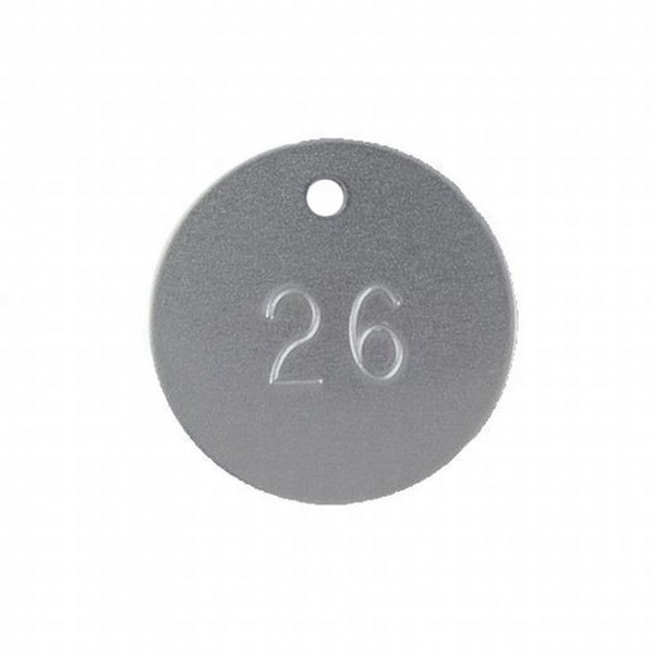 Sherrill Tree 10931 Round Aluminum Tree Tags - 1 - 100