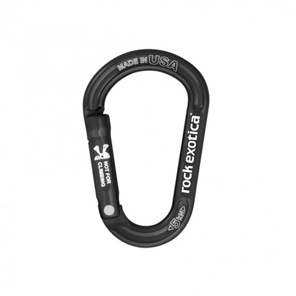 Rock Exotica ROC-BK rock X Accessory Carabiner - Black