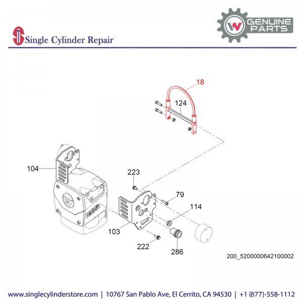 Wacker 5000192868 Cable