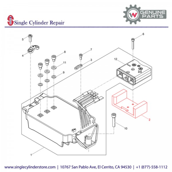 Wacker 5100002883 Bracket 