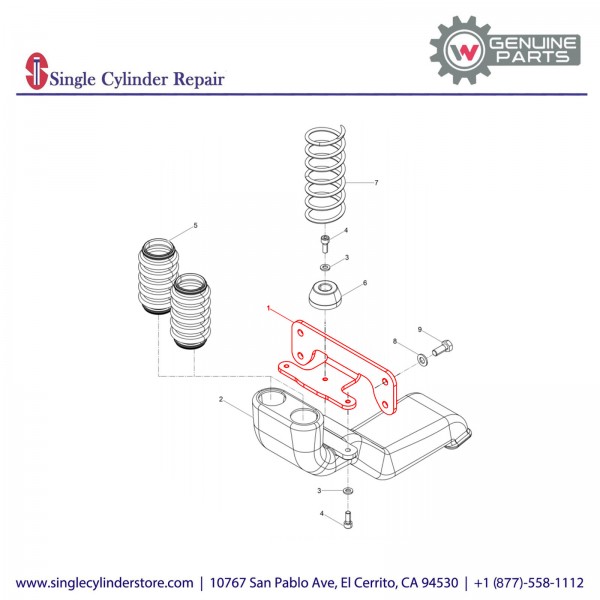 Wacker 5100010190 Plate