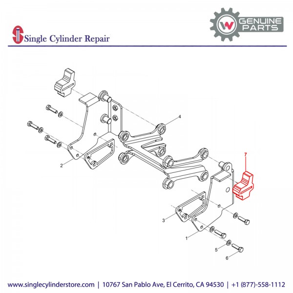 Wacker 5100010371 damper