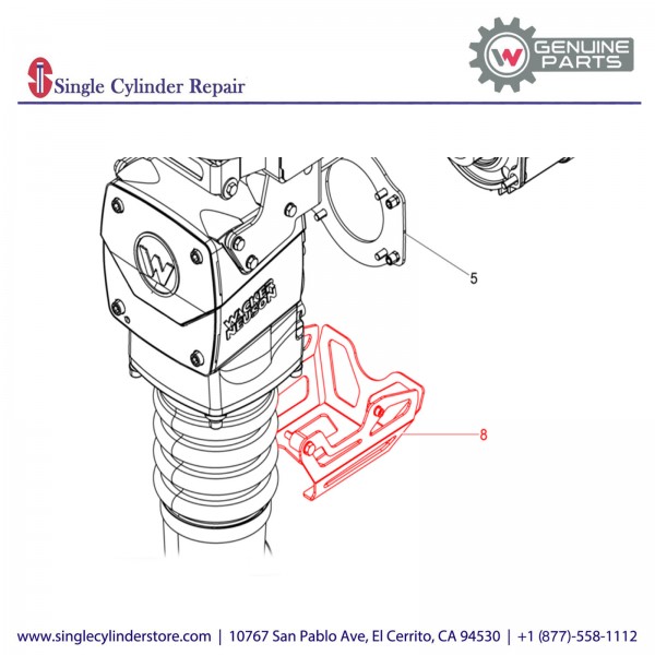 Wacker 5100011294 Protective frame cpl