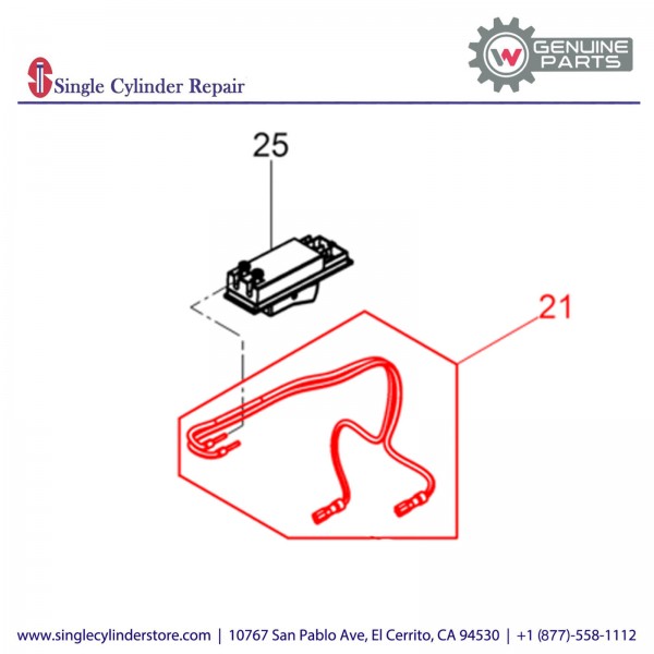 Wacker 5100015414 Supply line cpl