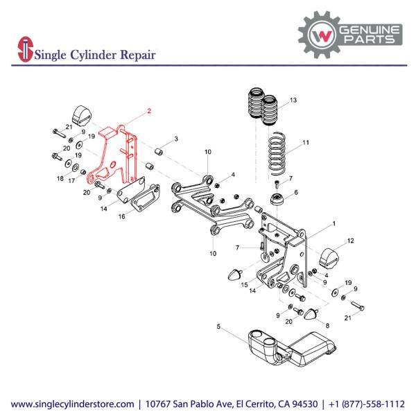 Wacker 5100025522 Side plate right cpl