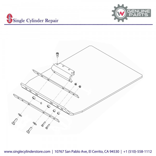 Wacker Urethane Pad Kit, AP1840's 5100044264