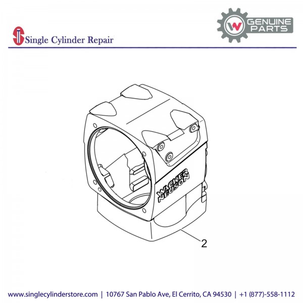 Wacker 5200003611 Crankcase